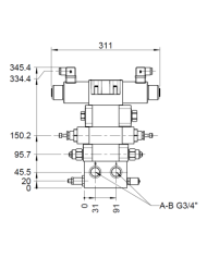 Grundplatten-Ventilaufbau NG10