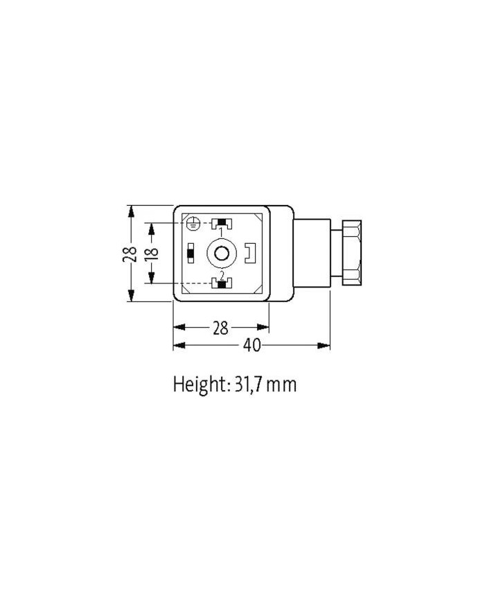 Ventilstecker SVS Eco BFA 18mm