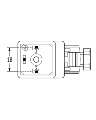 Ventilstecker SVS BFA 18mm