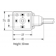 Ventilstecker MSUD BF A 18mm und Kabel