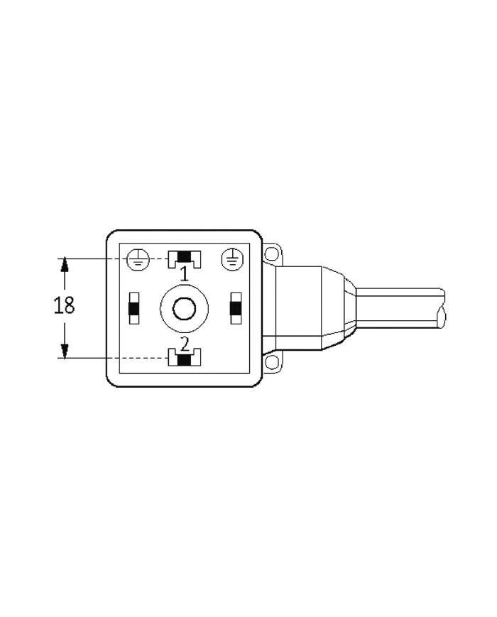 Ventilstecker MSUD BF A 18mm und Kabel