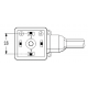 Ventilstecker MSUD BF A 18mm und Kabel