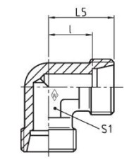 Serie L Winkel-Stutzen WS