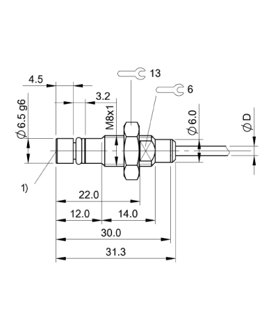 Sensor induktiv