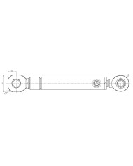 Hydraulikzylinder doppelwirkend