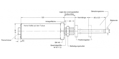 Wegsensor linear