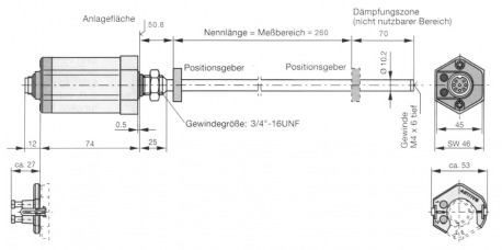 Wegsensor linear