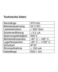 Wegsensor linear