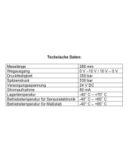 Wegsensor linear