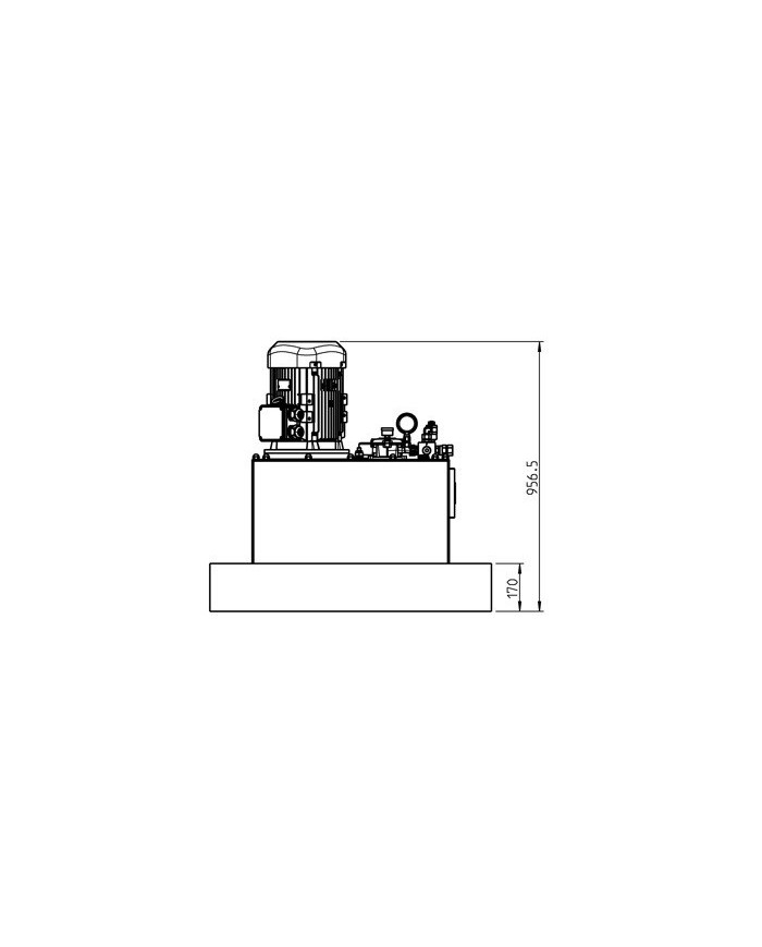 Hydraulikaggregat komplett