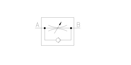 Drossel-Rückschlagventil