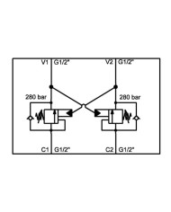 G1/2" - 60L/Min - 280bar