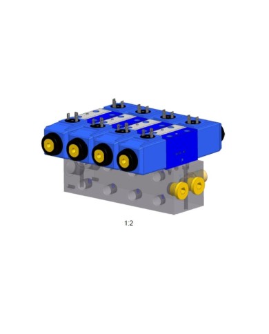 Mehrfachplatten-Ventilaufbau NG06 