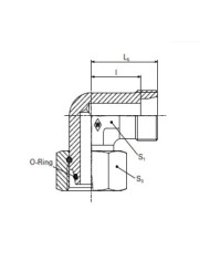 Serie L Einstellbare Winkel-Stutzen EWSD - VI-1.4571