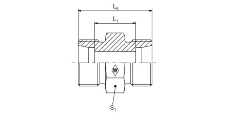 Serie L Gerade Stutzen GS -1.4571