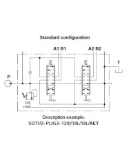 Wegeventil handbetätigt SD11