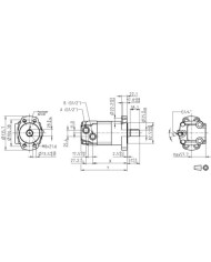 4-Lochflansch Magneto, 80 - 490 cm3/U
