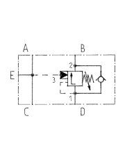 Einfach-Senkbremsventilblock